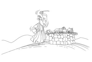 God tested Abraham's faith and told him to sacrifice his son Isaac